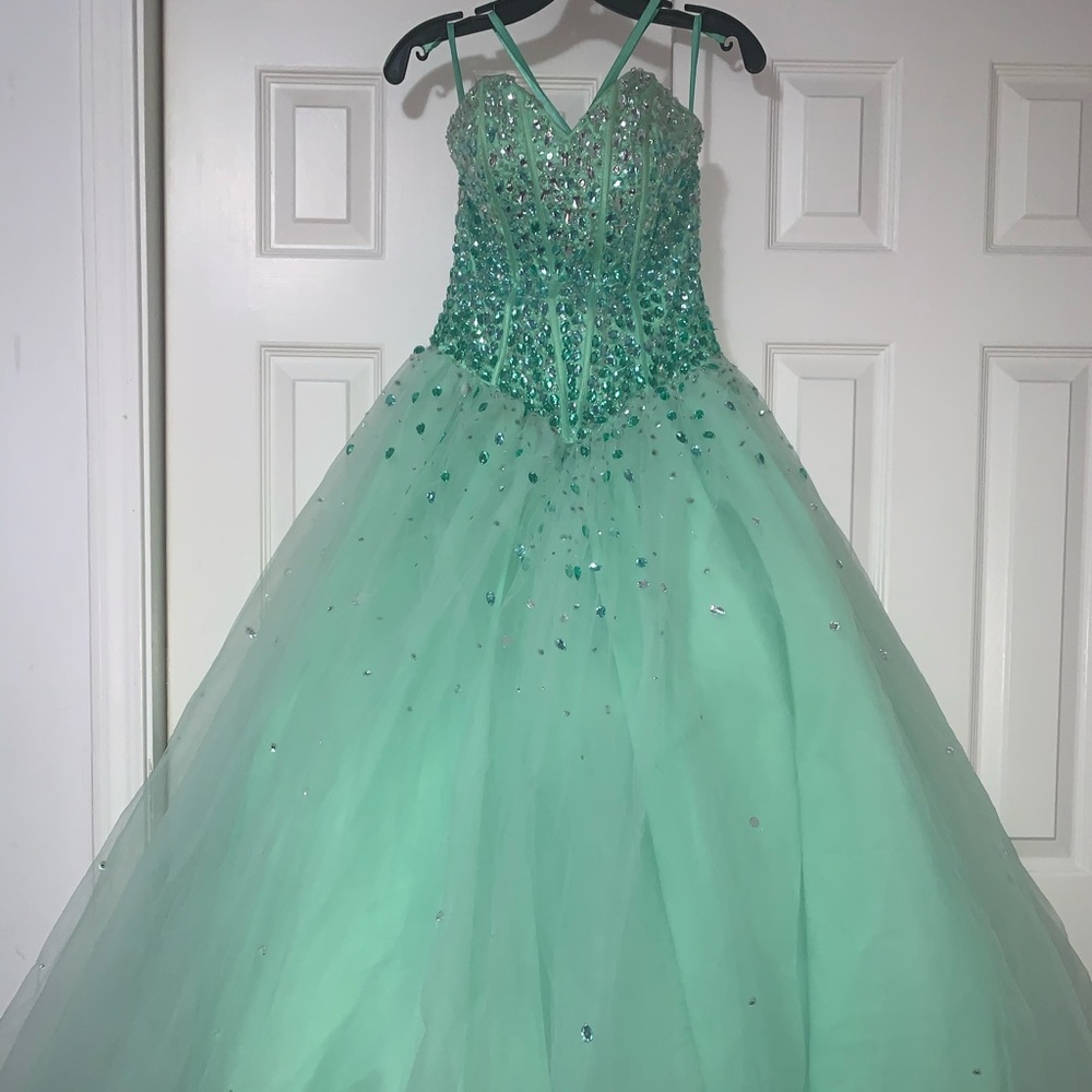 Mint Green Prom Dress